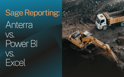 Power BI vs Excel vs Anterra for Sage 300 CRE Reporting: What You Should Know